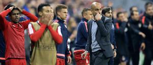 Ist es denn zu fassen? Pep Guardiola scheitert mit den Bayern zum dritten Mal hintereinander im Halbfinale an einem spanischen Gegner.