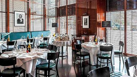 Die hübsche Brasserie hinten im Adlon: Le Petit Felix. Ein Restaurant, in dem mit Anspruch gekocht wird - durchaus empfehlenswert. 