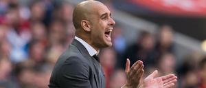Pep Guardiola kann noch nicht feiern.