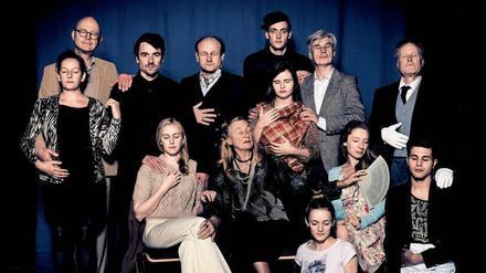 Das Ensemble von "Väter und Söhne".