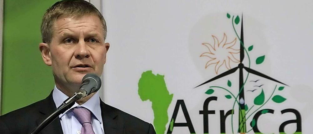 Erik Solheim war Entwicklungs- und Umweltminister in Norwegen. Er soll künftig das UN-Umweltprogramm Unep führen. Das Foto entstand 2011 beim Klimagipfel in Durban.