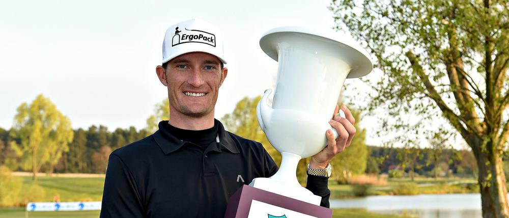 Ein stolzer Sieger: Sebastian Heisele