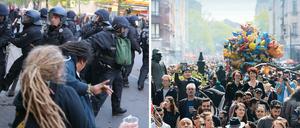 Stänkerer und Spaßmacher: der 1. Mai in Berlin.