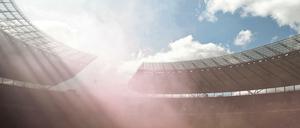 Das Olympiastadion in Berlin. 