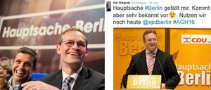 Hauptsache Berlin. Links Müller 2016, rechts Henkel 2009 (via Tweet von Kai Wegner).