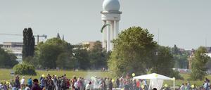 Der Grillplatz auf dem Tempelhofer Feld.