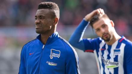 Skeptische Blicke. Was ist für Hertha BSC und Salomon Kalou in den letzten beiden Spielen noch drin?