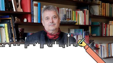 Misha Schoeneberg, ein Ex-Freund von Rio Reiser, in seiner Wohnung in Berlin