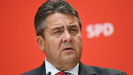 Der SPD-Parteivorsitzende und Vizekanzler Sigmar Gabriel. 
