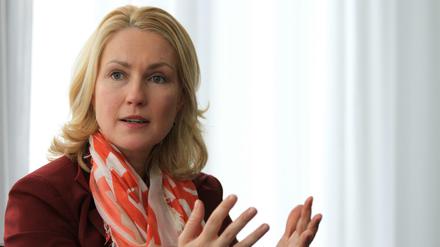 Manuela Schwesig, SPD, Bundesministerin für Familie, Senioren, Frauen und Jugend