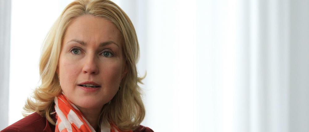 Manuela Schwesig, SPD, Bundesministerin für Familie, Senioren, Frauen und Jugend