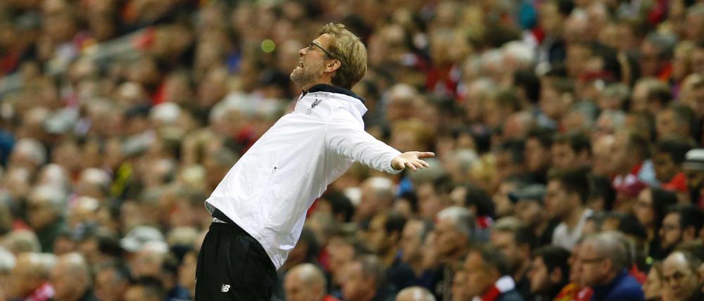 Biegen für den großen Traum. Jürgen Klopp steht in seinem ersten Jahr beim FC Liverpool in einem Europacup-Finale.