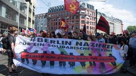 Auch an diesem Sonnabend werden wieder zahlreiche Gegendemonstranten erwartet.