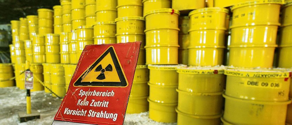 Bisher war keines der deutschen Endlagerprojekte nachahmenswert. Das Foto zeigt Fässer, die im ehemaligen DDR-Endlager für schwach- und mittelradioaktive Abfälle Morsleben eingelagert worden sind.