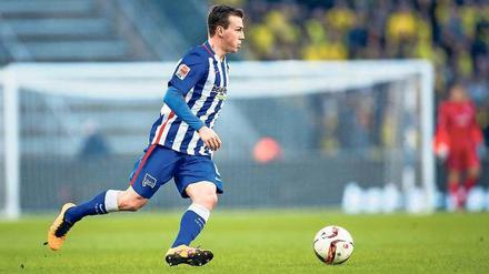 Herthas Lunge. Vladimir Darida meldet sich fit für das Spiel gegen Darmstadt.