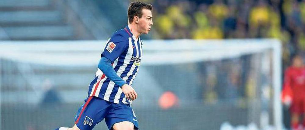 Herthas Lunge. Vladimir Darida meldet sich fit für das Spiel gegen Darmstadt.