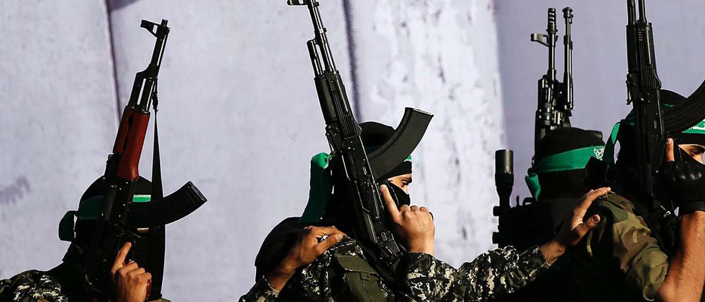 Kämpfer der im Gazastreifen regierenden Hamas.