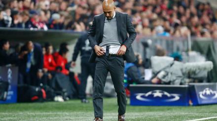 Neu-Ordnung. Pep Guardiola muss die Meisterschaft alleine feiern.