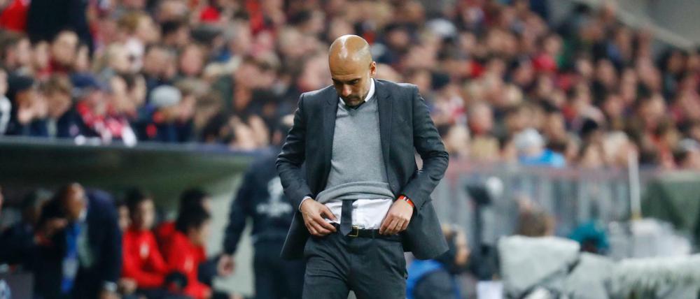 Neu-Ordnung. Pep Guardiola muss die Meisterschaft alleine feiern.