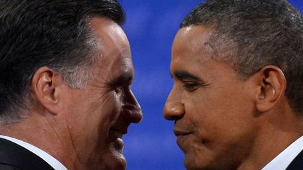 Hat Facebook Republikaner wie Präsidentschaftskandidat Mitt Romney, im Bild links zusammen mit Barack Obama, benachteiligt. Das Social Network weist die Vorwürfe zurück.