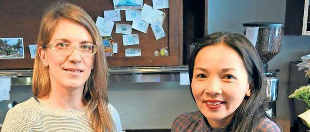 Inhaberinnen: Olivia Wood (links) und Ngoc Duong.