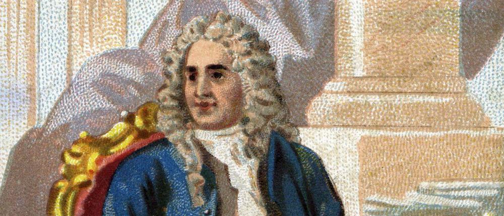 Portrait von John Law (1671-1729). 