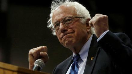 Macht Hillary Clinton das Leben schwer: der demokratische Bewerber Bernie Sanders.