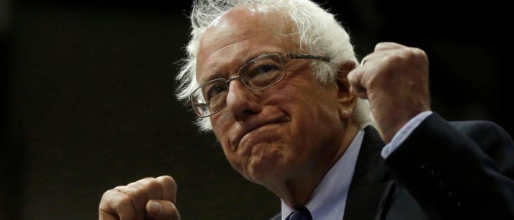 Macht Hillary Clinton das Leben schwer: der demokratische Bewerber Bernie Sanders.