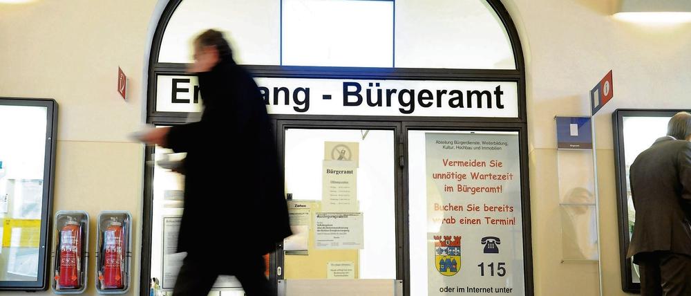 Personalmangel. Bürger müssen oft Wochen auf einen Termin im Bürgeramt warten.