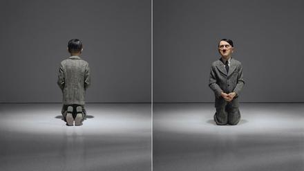 Der Diktator betet. Die bei Christie's versteigerte Skulptur "Him" von Maurizio Cattelan. 