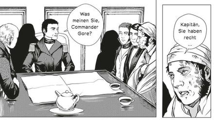Himmelfahrtskommando: Eine Szene aus dem dritten und letzten Band von "Im Eisland".