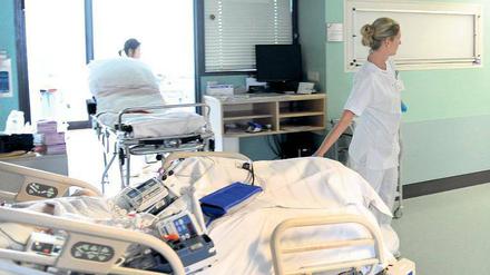 Alles auf einmal. Gegen die Überlastung des Pflegepersonals richtet sich der für Donnerstag geplante Protest. Hier ein Archivbild aus dem Klinikum Neukölln.