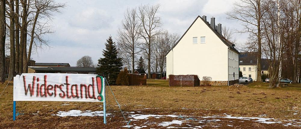 Ängste bei Asylbewerbern Clausnitz - Neue Asylunterkunft. 