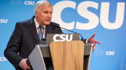 Immer neue Drohgebärden: Horst Seehofer.