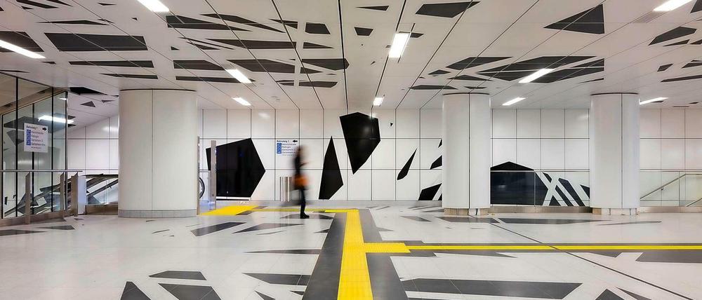 Die Station Pempelforter Straße in Düsseldorf.
