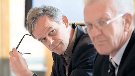 Rudi Hoogvliet (l.) gilt seit Jahren als wichtigster Berater des baden-württembergischen Ministerpräsidenten Winfried Kretschmann. 