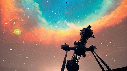 Himmelhoch jauchzend. Die Sanierung des Planetariums in Prenzlauer Berg kostet 12,8 Millionen Euro, es wird im Sommer neu eröffnen. 