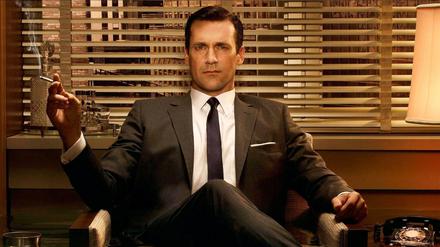 In der Fernsehserie "Mad Men" werden die klassischen geschlechter-Rollen gelebt. Im Bild: Hauptfigur Donald Draper (Mann).