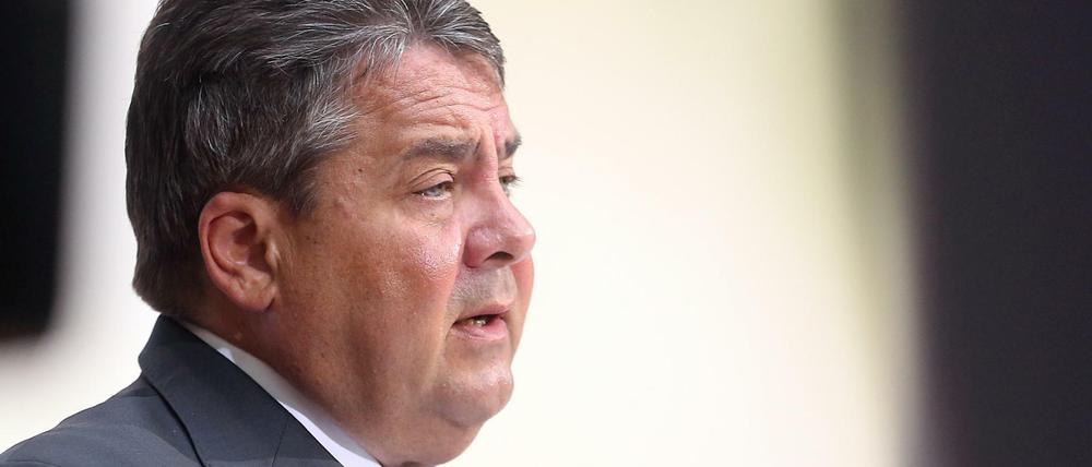 Der SPD-Vorsitzende Sigmar Gabriel