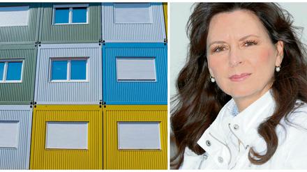 Wehrt sich gegens Heim, allerdings in merkwürdiger Umgebung: CDU-Kreischefin Katrin Vogel.