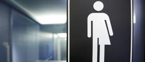 Protestschild gegen das umstrittene Transgender-Gesetz im US-Bundesstaat North Carolina