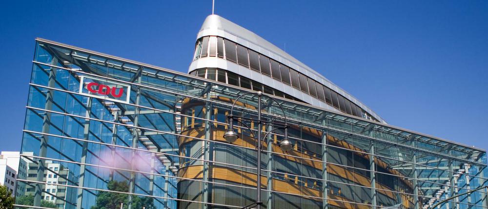 Das Konrad-Adenauer-Haus, die CDU-Bundeszentrale in Berlin.