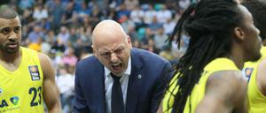 Der Berliner Trainer Sasa Obradovic steht vor dem Absprung aus Berlin.