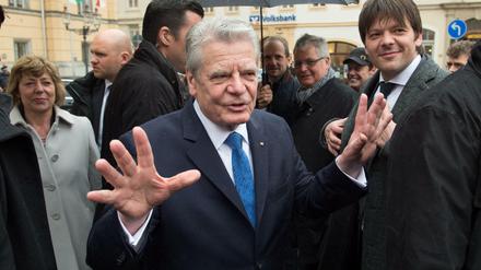 Tritt er noch einmal an? Bundespräsident Joachim Gauck