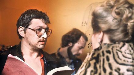 Auch er war mal TAT-Leiter. Rainer Werner Fassbinder beim Proben mit Hanna Schygulla. 