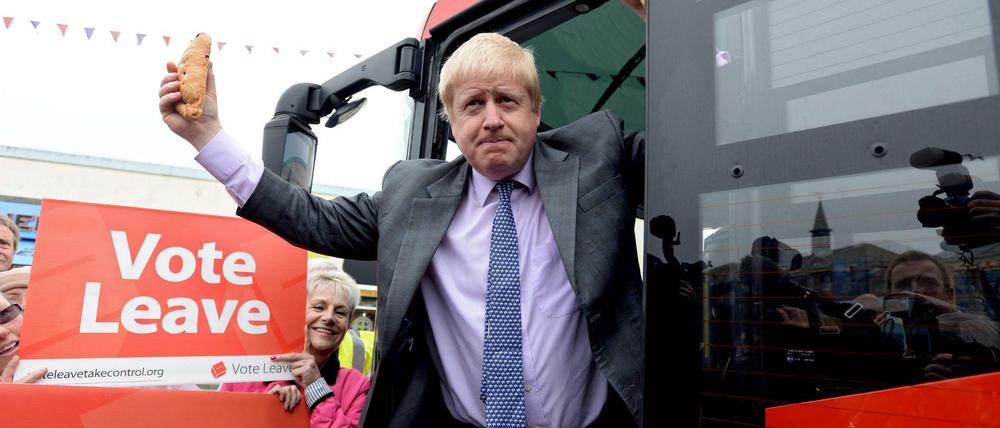 Boris Johnson führt die Kampagne für einen Austritt Großbritanniens aus der EU, den sogenannten Brexit, an. 