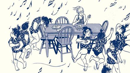 Dynamische Szene: Ein Bild aus "Ein Sommer am See", der 2015 von einer Tagesspiegel-Jury zum besten Comic des Jahres gekürt wurde.