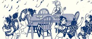Dynamische Szene: Ein Bild aus "Ein Sommer am See", der 2015 von einer Tagesspiegel-Jury zum besten Comic des Jahres gekürt wurde.