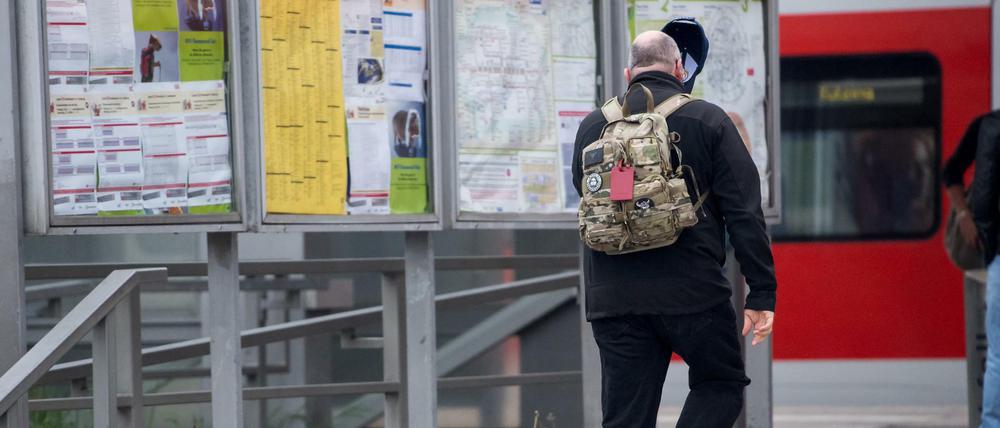 Gedenken an die Opfer der Messerattacke am S-Bahnhof von Grafing