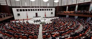 Das türkische Parlament in Anakara.
